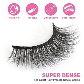 img 1 attached to 👁️ MAGEFY 24 Pairs Faux Mink Eyelashes: 4 Natural Fluffy False Eyelash Styles - Reusable Dramatic Fake Lashes Pack Ideal for Women