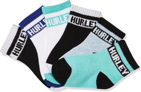 img 2 attached to Hurley 6 Pack Active Everyday Ankle Boys' Clothing