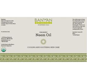 img 2 attached to Banyan Botanicals Neem Oil – 100% Organic Neem & Sesame Oil – Traditional Ayurvedic Neem Oil with Cooling & Soothing Properties – Promotes Healthy Skin, Hair, Nails & More – 4oz – Non-GMO, Sustainably Sourced, Vegan