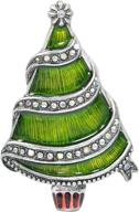 gyn & joy christmas tree gift brooch pin for holiday celebrations logo