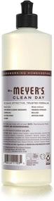 img 3 attached to 🍽️ Mrs. Meyer's Clean Day Dishwashing Liquid Dish Soap 16 oz, Lavender Scent - Pack of 3, Cruelty-Free Formula
