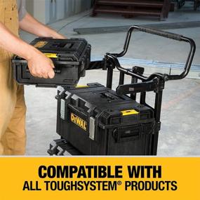 img 1 attached to 🔧 DEWALT Tough System Tool Box (DWST08201): Compact and Durable Storage Solution in Sleek Black Design