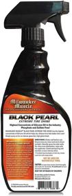 img 3 attached to Enhance Your Car's Shine with Milwaukee Muscle Black Pearl - 24 Fl Oz Silicone Spray - The Ultimate Tire Shine Spray for Car Care - Achieve Enhanced Gloss and Water Resistance