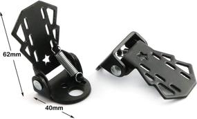 img 1 attached to 🚲 Enhance Your Riding Experience with RuiLing 1 Pair Bike Rear Pedals: Essential Folding Bike Footrests Accessories