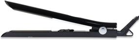 img 4 attached to 🔥 Brilliance New York - 1 Inch Pro Diamond Titanium Flat Iron - Hair Straightener and Curler - Anti-Static, Frizz-Free Ionic Plates - Auto Shut-Off Dual Voltage Flat Iron with LCD Display