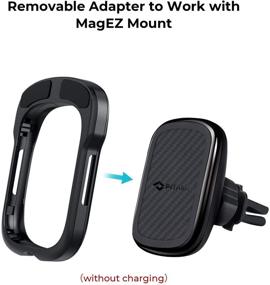 img 1 attached to 🔌 Specially Designed Form-Fitting Adapter for S20 Ultra and Note20 Ultra - Compatible with PITAKA MagEZ Mount Qi and MagEZ Mount Qi Desktop - Exclusive Accessories - Easy Installation and Removal