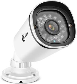 img 4 attached to XVIM 2.0MP 1080P HD CCTV Camera: Waterproof, Night Vision, Aluminum Housing – Ideal for HD-TVI, AHD, CVI, and 960H CVBS Analog DVR