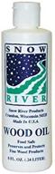 🌲 premium snow river usa wood oil: optimal care for all wood type cutting boards | 8 oz solution logo