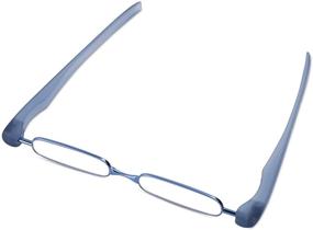 img 4 attached to 🔍 BEDO Mini Compact Slim Reading Glasses: Ultimate Portability with 360 Rotating Tube & Pen Clip Folding Design