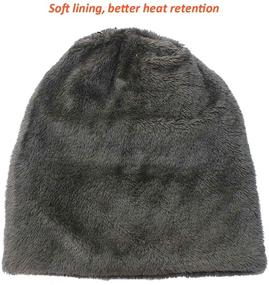 img 2 attached to Winter Beanie Windproof HINDAWI Slouchy Boys' Accessories and Cold Weather