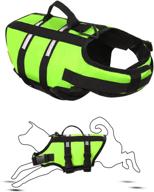 🐶 aofitee reflective dog life jacket, durable safety pet swimming vest with rescue handle - ideal for small, medium, and large dogs логотип