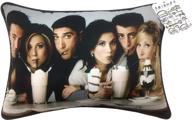 🛋️ official friends decorative pillow – super soft 16 x 11 inch cushion for fans! logo