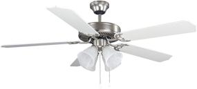 img 4 attached to 🌀 Upgrade your Room with Canarm Ltd. St. James BPT 52 Ceiling Fan & Light Kit