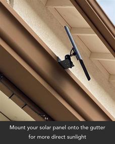 img 2 attached to Aobelieve Gutter Mount for Enhanced Ring Solar Panel, Black