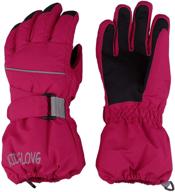 🧤 stay warm and dry with magarrow winter gloves: waterproof accessories for boys and girls logo