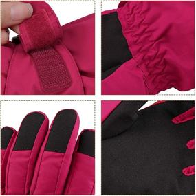 img 1 attached to 🧤 Stay Warm and Dry with MAGARROW Winter Gloves: Waterproof Accessories for Boys and Girls