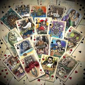 img 2 attached to Historically-Inspired Poker Size Playing Cards by Odyssey: Ideal for Cardistry and Magic Tricks!