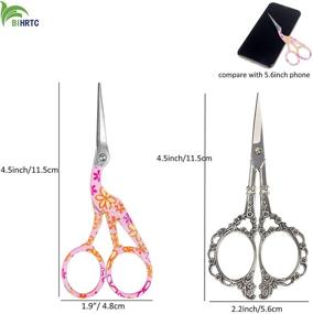 img 3 attached to BIHRTC Vintage Scissors Embroidery Everyday Sewing