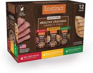 grain free dog food topper: instinct healthy cravings with gravy - natural wet dog food logo