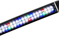 🐠 seisso 48w aquarium light with extendable brackets - white blue red green leds for freshwater plants (34-47 inch fish tanks) logo