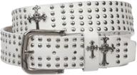 🔩 christian riveted studded leather men's belt accessories for belts logo