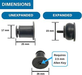 img 3 attached to 🚴 SEO-Optimized Domain Cycling Carbon Fiber Bike Handlebar Bar End Plugs with Adjustable Locking Caps for Road Bikes, Mountain Biking, BMX, MTB, and Fixie