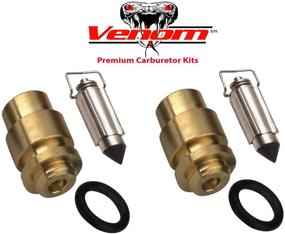 img 1 attached to 🛥️ Enhanced Compatibility: Sea-Doo Premium Venom Twin Carb Rebuild Kit w/ Needle, Seats & Gaskets (Fits 1998-2002 GSX GTX LRV RX RXX XP/LTD 947-951) - Now with Complimentary Water Separator Fuel Filter & O-Ring