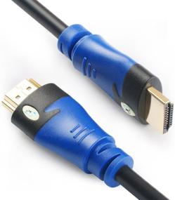 img 3 attached to 🔌 SHD HDMI 2.0 High Speed Cable 30Ft - 4K UHD 18Gbps, 3D, 1080P, Ethernet, Audio Return - CL3 Rated, Gold Plated Connectors for Enhanced Performance