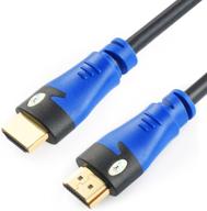 🔌 shd hdmi 2.0 high speed cable 30ft - 4k uhd 18gbps, 3d, 1080p, ethernet, audio return - cl3 rated, gold plated connectors for enhanced performance logo