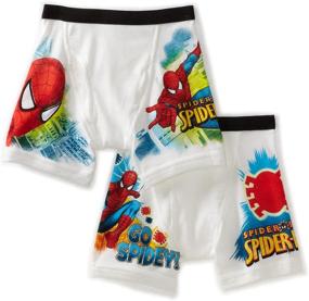 img 2 attached to 🕷️ Fruit of the Loom Boys 2-7 Spiderman Printed Extended Leg Briefs, Multi, Size 6 (Pack of 2)