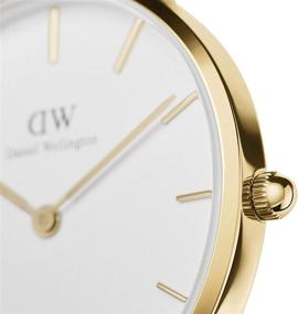 img 3 attached to ⌚️ Сияющие часы Daniel Wellington Petite Evergold с потрясающим золотым металлическим браслетом: вечная красота