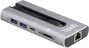 img 4 attached to 💻 UPTab USB C 3.2 Gen 2 10Gbps 4K 60hz HDR Power Delivery 100W Hub - Thunderbolt 3 MacBook Pro 16in/Air iPad Pro iMac Mac Mini Compatible