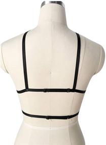 img 1 attached to LIVE4COOL Harness Elastic Cupless Adjustable Women's Accessories for Belts