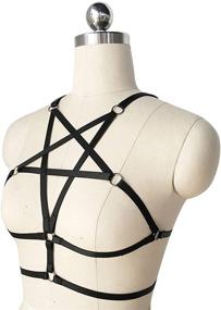 img 3 attached to LIVE4COOL Harness Elastic Cupless Adjustable Women's Accessories for Belts