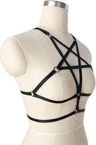 img 2 attached to LIVE4COOL Harness Elastic Cupless Adjustable Women's Accessories for Belts