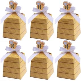 img 4 attached to 🐝 MeiMeiDa 30 упаковок конфет с пчелами - идеально подходит для украшения вечеринки в стиле пчёл, дня рождения с пчёлками, пользы на бейби-шауэрах и в качестве подарков.