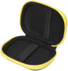 img 3 attached to ⛳️ Premium Golf Course GPS Case for IZZO Swami 6000, Garmin Approach G30, and CANMORE HG200 - Black with Yellow Zip