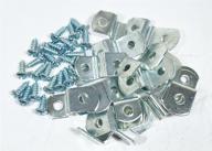 🔒 20 pack of extra heavy duty 1/4" canvas offset clips with screws - secure and reliable mounting solution logo