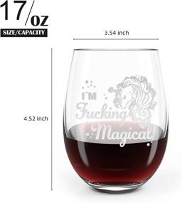 img 2 attached to 🍷 Hilarious Stemless Funny Wine Glass: Perfect Gag Gift for Women, Best Friends, White Elephant Parties - 17oz with Gift Box