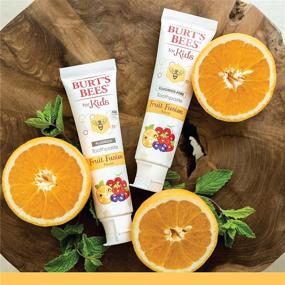 img 2 attached to Burt's Bees Kids Fluoride-Free Toothpaste, 4.2oz Fruit Fusion Pack of 4