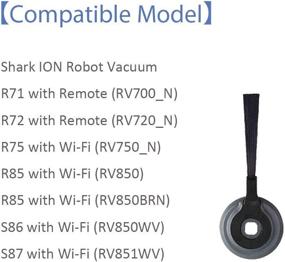 img 3 attached to Enhance Your Shark ION Robot Performance with SOFOXYI 6Pcs Side Brushes Replacement Kit – Compatible with AV751 R85 RV850 RV850BRN RV850WV S87 RV851WV RV700_N RV720_N RV750_N