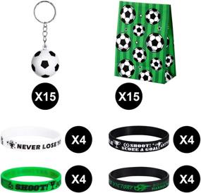 img 1 attached to Include Keychains Motivational Silicone Wristband