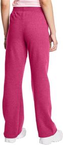 img 3 attached to 🌿 Comfortable and Sustainable: Hanes Women's EcoSmart Petite Open Bottom Leg Sweatpants