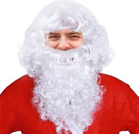 img 3 attached to 🎅 WINOMO Christmas Santa Beard Costume