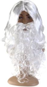 img 4 attached to 🎅 WINOMO Christmas Santa Beard Costume