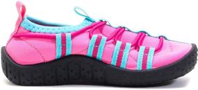 img 2 attached to AQUAKIX Water Shoes for Girls: Toddler Athletic Footwear for Water Sports