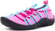 aquakix water shoes for girls: toddler athletic footwear for water sports logo