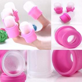 img 3 attached to 💅 10 PCS Nail Soaker Cap for Acrylic Nail Remover + Gel Polish Nail Off Remover Cleaner Wrap Clip Cap Tool