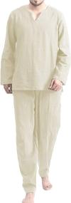 img 3 attached to 🌙 COOFANDY Men's Cotton Sleepwear Pajamas: Premium Comfort for Relaxing Nights