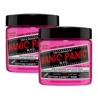 🍥 2-pack of manic panic cotton candy pink hair dye logo